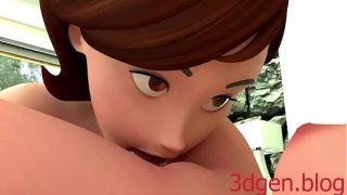 3D hentai d’un bon cunnilingus sur un minou rasé